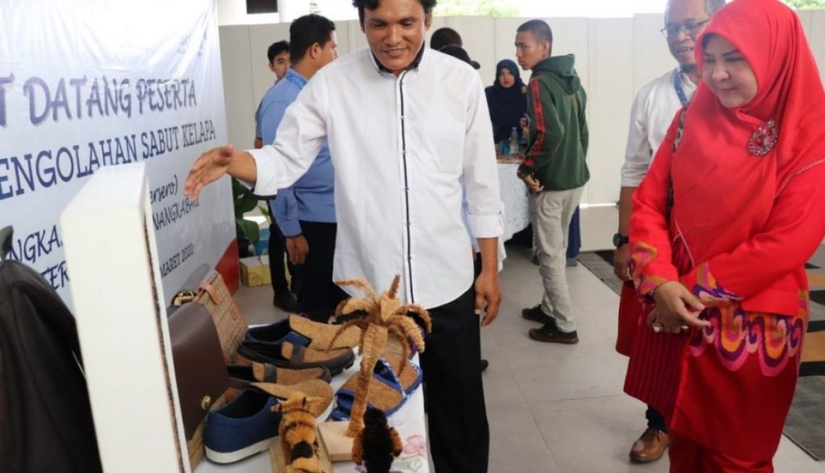 Reses DPR RI, Nevi Zuairina Bersama Mitra Komisi VI Inisiasi Pelatihan Pengolahan Sabut Kelapa Untuk UMKM