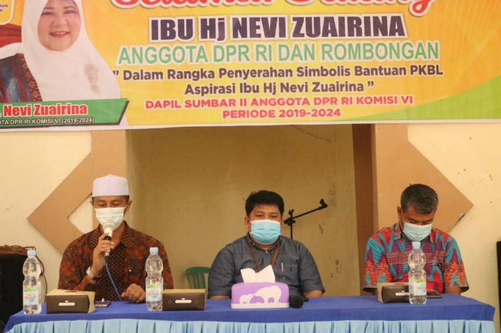 Sejumlah Lembaga di Sumatera Barat Terima Bantuan Aspirasi dari Anggota DPR RI Nevi Zuairina