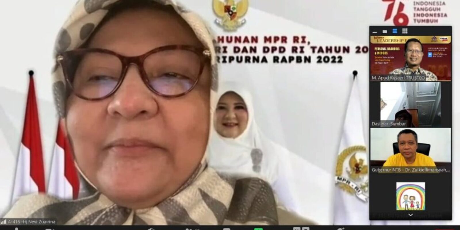 Pada Women Leadership Forum, Nevi Zuairina Bicara Personal Branding dan Medsos pada Istri Pimpinan Daerah