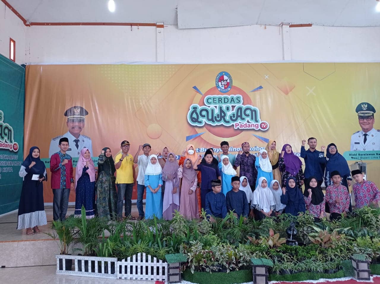 Cerdas Qur’an Tingkat SD dan SMP, Nevi Zuairina Sampaikan Pentingnya Satu Rumah Minimal Satu Anak Penghafal Qur’an