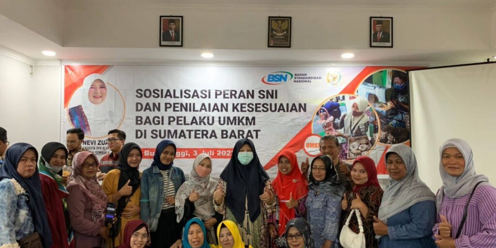 Legislator Sumbar, Hj Nevi Zuairina Minta UMKM Sumbar Masuk Pasar Digital dengan Segera Urus SNI