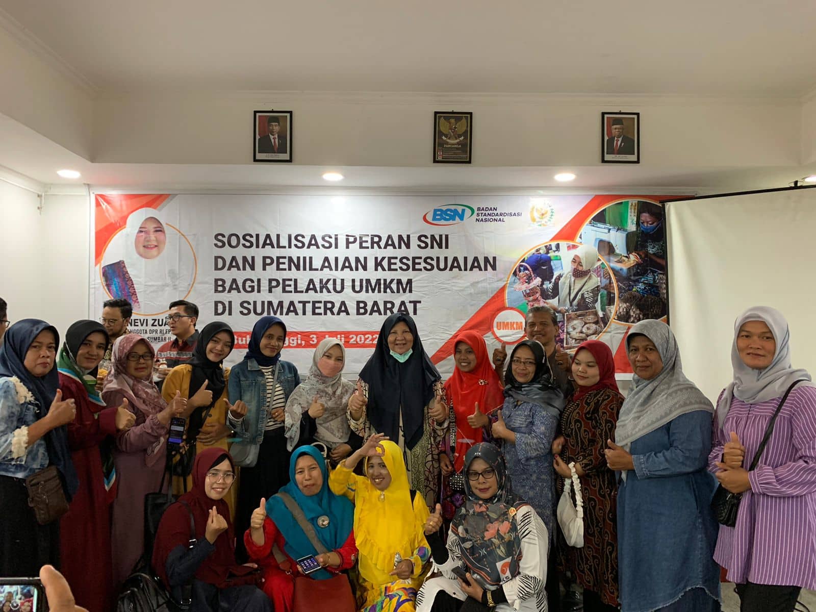 Legislator Sumbar, Hj Nevi Zuairina Minta UMKM Sumbar Masuk Pasar Digital dengan Segera Urus SNI