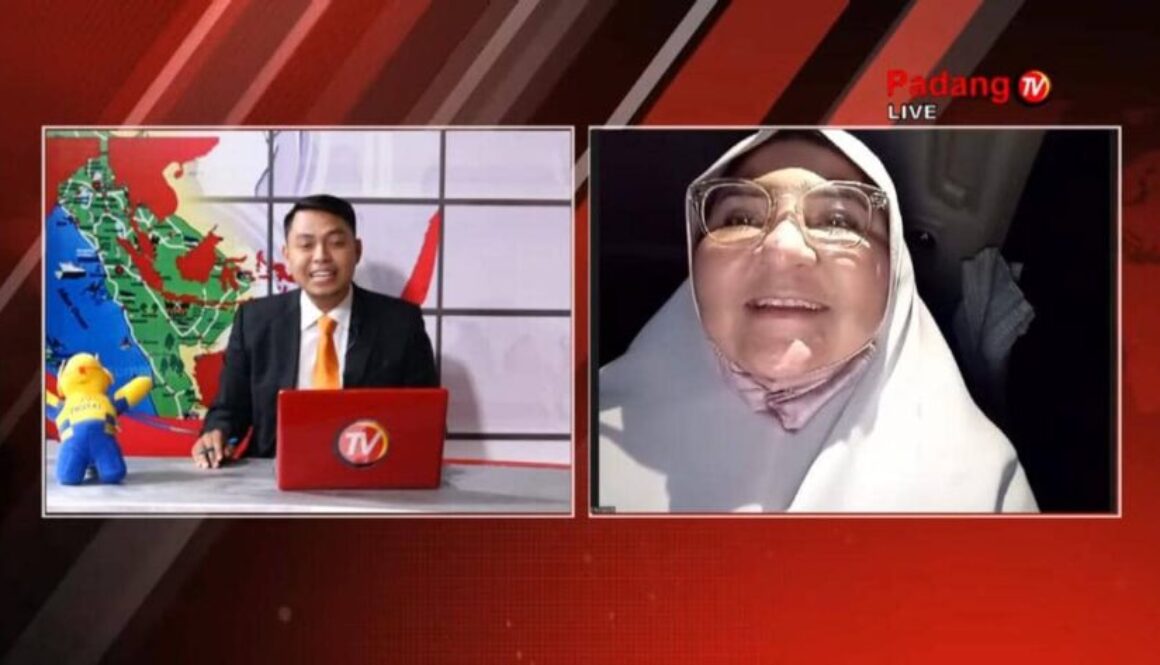 Dialog Dengan Televisi Lokal Sumbar, Nevi Zuairina Bicara Kenaikan BBM Subsidi Tidak Tepat