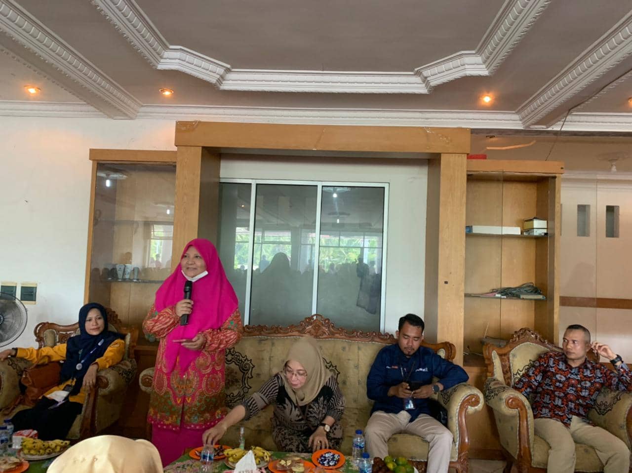 Menghadiri pertemuan dg para nasabah PNM di nagari Tapus kec. Padang gelugur pasaman