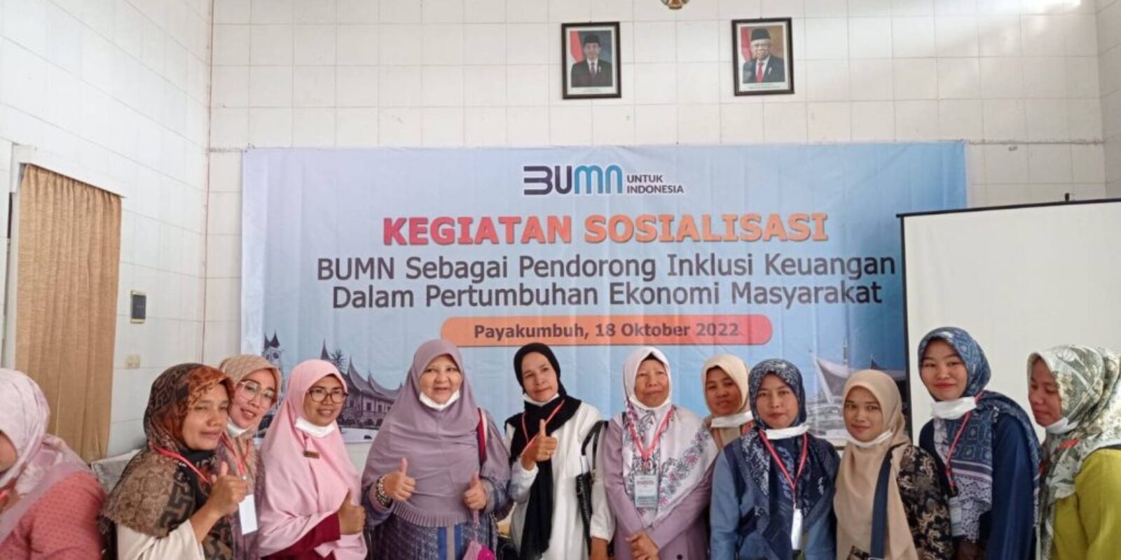Di Payakumbuh, Nevi Zuairina Jadi Narasumber Sosialisasi Holding BUMN Sebagai Lokomotif Kebangkitan Ekonomi Masa Depan