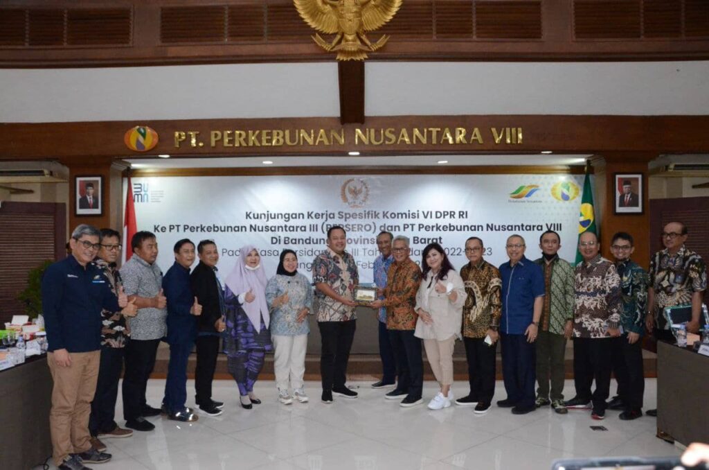 Kunjungan Spesifik Komisi VI ke PTPN III dan VIII, Nevi Zuairina MInta Ketahanan Pangan dan Agrowisata Menjadi Konsern Perusahaan Negara Bidang Perkebunan