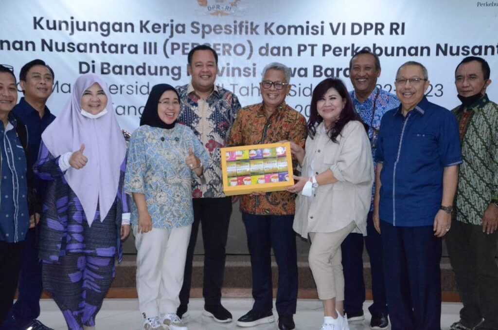 Kunjungan Spesifik Komisi VI ke PTPN III dan VIII, Nevi Zuairina MInta Ketahanan Pangan dan Agrowisata Menjadi Konsern Perusahaan Negara Bidang Perkebunan