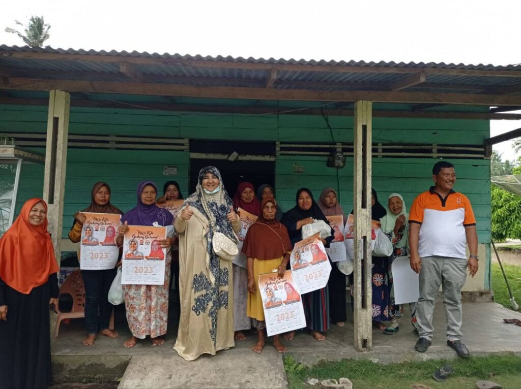 Nevi Zuairina di Tahun 2023, Melanjutkan Kegiatan Rutin Memberikan Paket Sembako