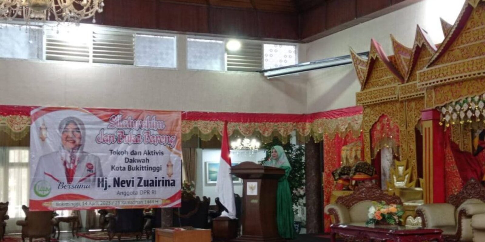 Bersama Tokoh dan Aktivis di Bukittinggi, Nevi Zuairina Sampaikan Pentingnya Khatam Qur’an di Bulan Ramadhan
