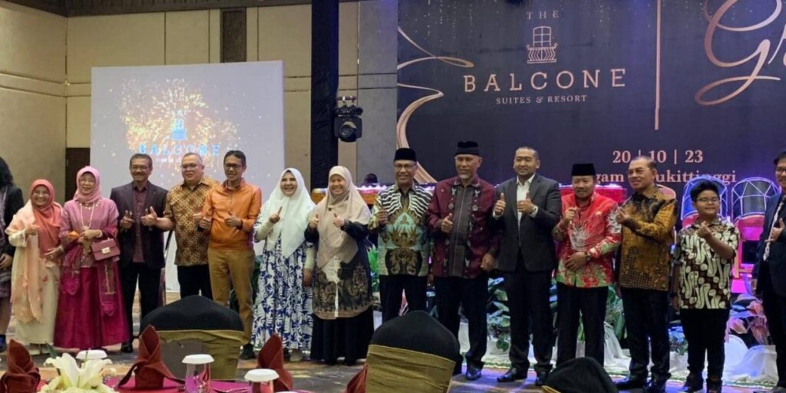 Hj. Nevi Zuairina, Menghadiri Grand Opening Hotel Bintang 5 di Sumatera Barat Untuk Peningkatan Pariwisata