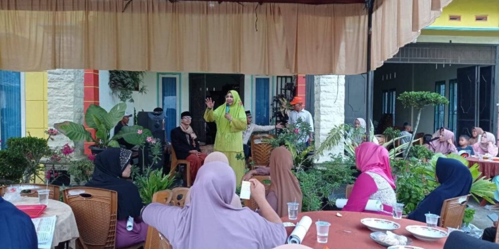 Hj. Nevi Zuairina, Kunjungi Korong Tanjung Basung untuk Dialog dengan Masyarakat