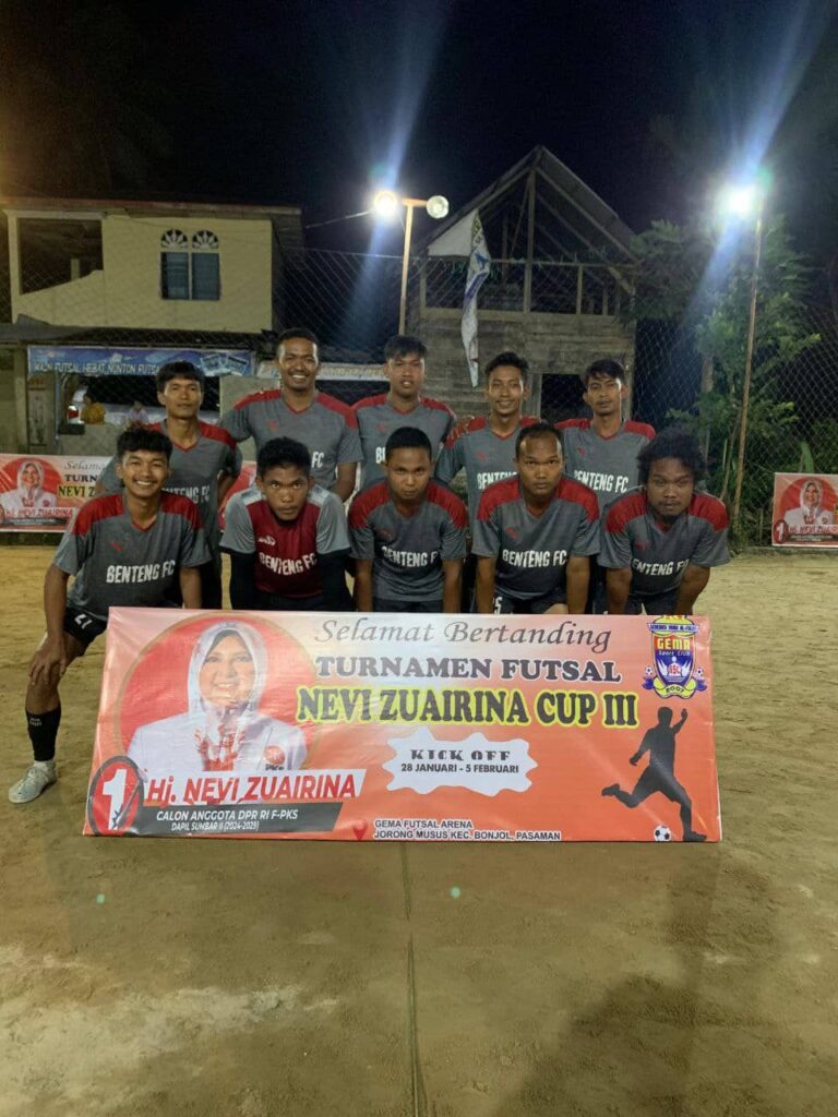 Anggota FPKS DPR RI, Menghadiri Perlombaan Futsal Nevi Zuairina Cup ke-3 di Kabupaten Pasaman