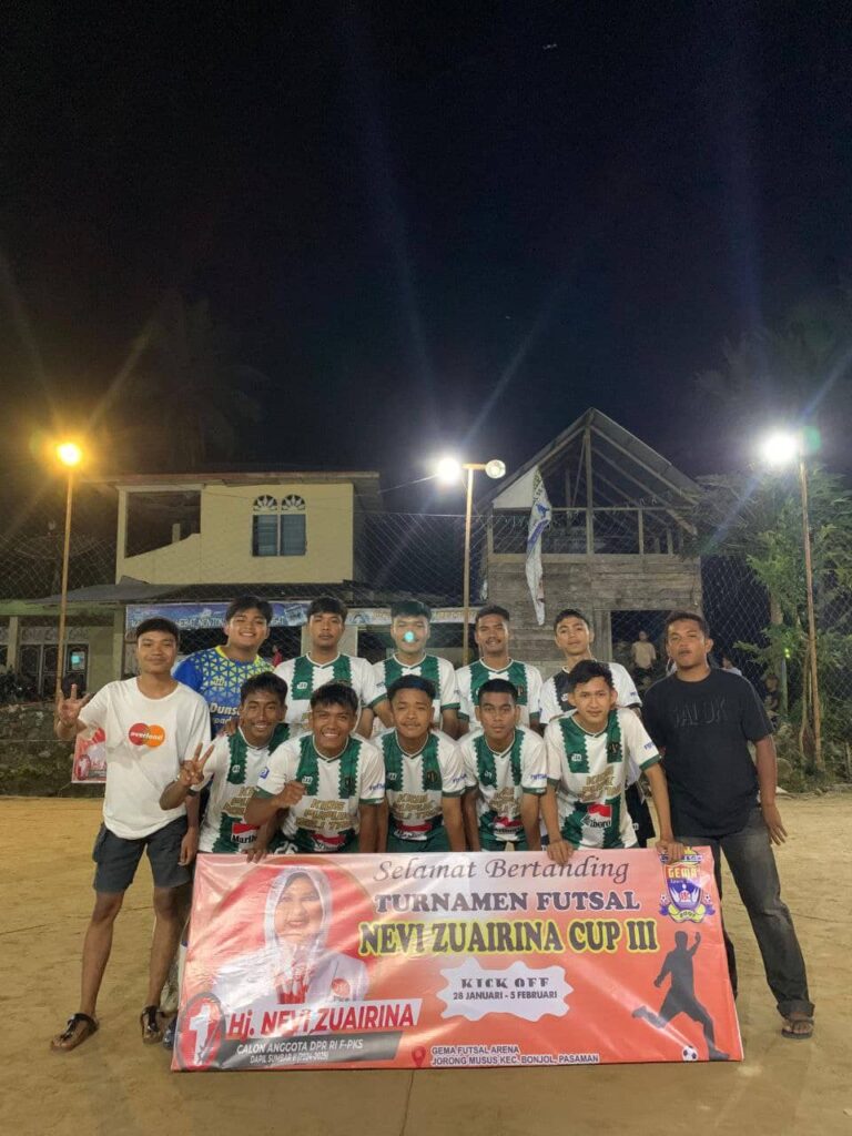 Anggota FPKS DPR RI, Menghadiri Perlombaan Futsal Nevi Zuairina Cup ke-3 di Kabupaten Pasaman