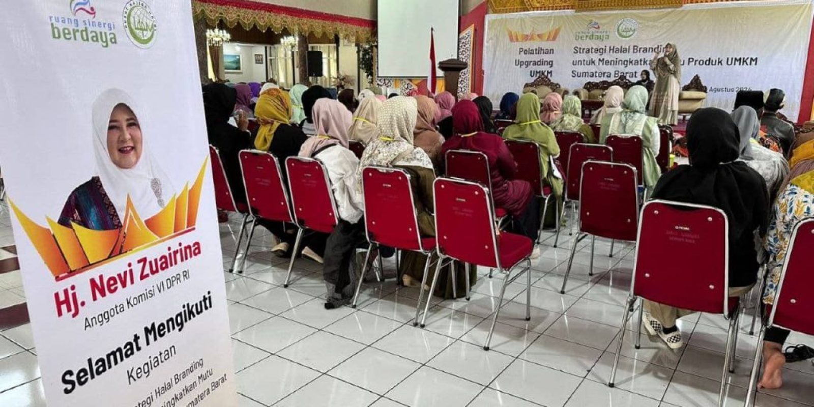 Anggota DPR RI H. Nevi Zuairina Dorong UMKM Sumatera Barat Tingkatkan Mutu Melalui Halal Branding